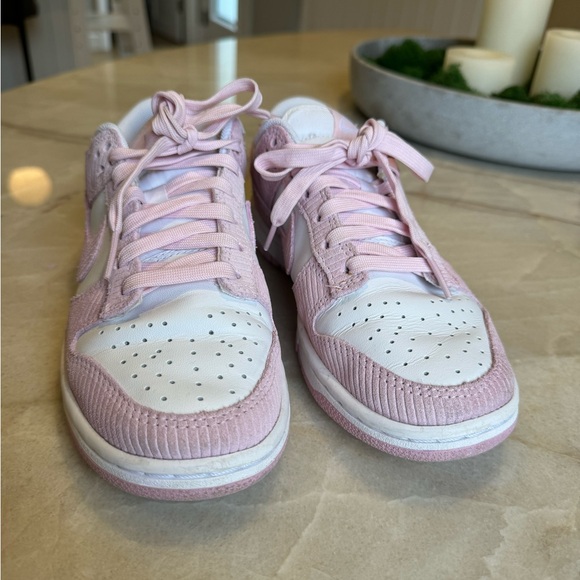 Nike Dunk Low Pink Corduroy - Size 7 Women’s - Picture 2 of 6